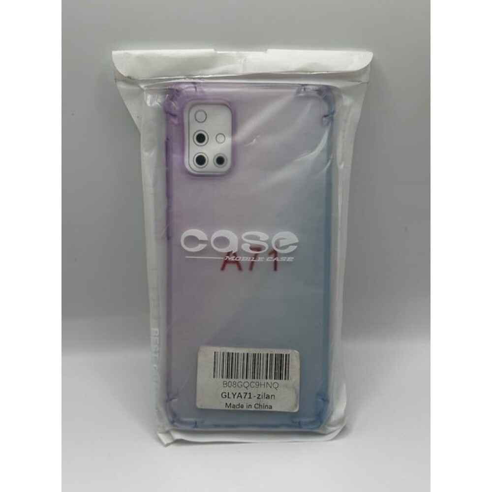 Samsung Galaxy A71 Case Clear Gradient Shockproof Slim Cover